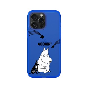 iPhone 15 Pro Max Clear 激光藍 - Moomin - 陪你去看流星雨