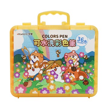 柴語錄36色水洗彩色筆-黃色