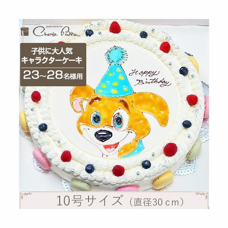 マカロン キャラクターイラストケーキ 10号サイズ 直径３０cm ２３ ２８名様向け 通販 Lineポイント最大0 5 Get Lineショッピング