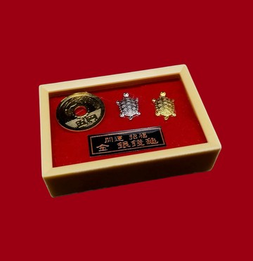 【保庇BOBEE】 日本工藝 淺草金龜銀龜金錢龜招財錢幣套組 開運招福