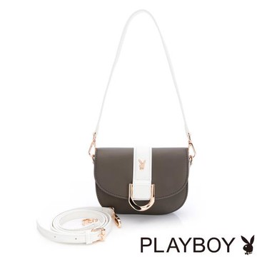PLAYBOY - 斜背包 Gaiety系列 - 灰色