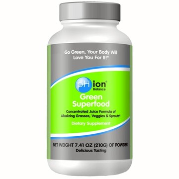 Green Superfood Concentrated Juice Formula Powder 7.41 oz by Phion