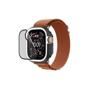 Apple Watch Ultra 3 (49mm) Apple Watch 3D壯撞貼 黑