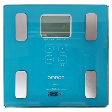 omron 體脂肪計  HBF-214-B  藍色  1個