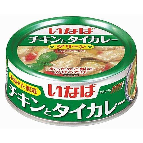 いなば食品 いなば チキンとタイカレー グリーン 125g×24個