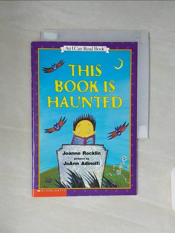 【書寶二手書T9／兒童文學_WFZ】This Book is Haunted_Joanne Rocklin