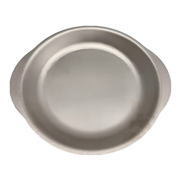 keith Titanium鎧斯鈦厚實10吋餐盤 純鈦材質  純鈦  3 x 25.8 x 28.5cm  1個