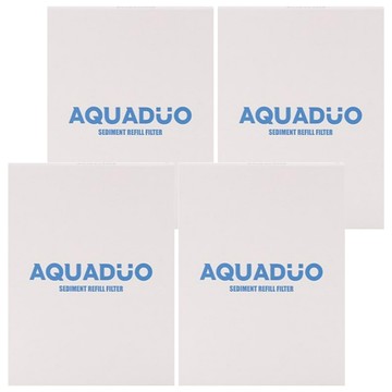 AQUADUO 淨水蓮蓬頭濾芯 27 x 117mm 4個  4盒