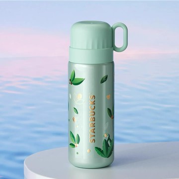 星巴克杯子2026新年禮物新品綠野秘境系列高顏值小清新提蓋不鏽鋼隨行水杯