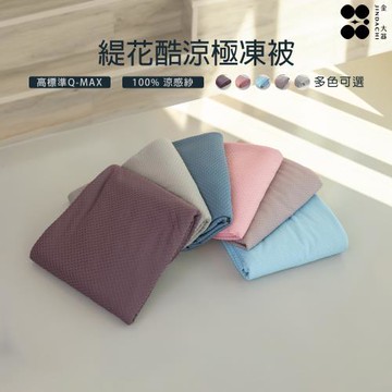 【Jindachi金大器寢具】酷涼極凍緹花涼被｜涼感紗急凍被瞬間涼感降溫涼被薄被