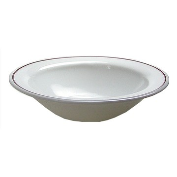 【知久道具屋】法國Arcoroc弓箭 紅邊沙拉盤16cm 強化玻璃瓷 沙拉碗 強化 玻璃 AC26523