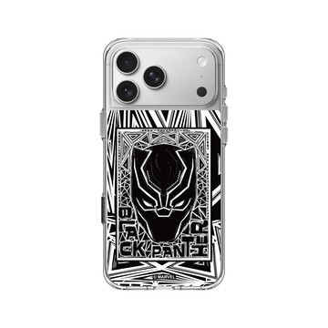 iPhone 17 Pro Max Clear Case（相機按鈕） 透明 - 迪士尼-漫威 Marvel - 黑豹