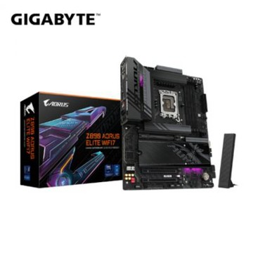 技嘉 Z890 AORUS ELITE WIFI7 (ATX/1H1P/Realtek 2.5Gb/Wi-Fi 7+BT 5.4/註冊五年保)