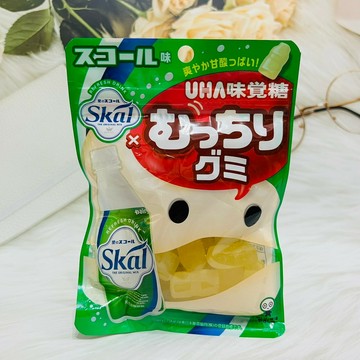 日本 UHA味覺糖 Skal 乳酸菌飲料風味軟糖 64g｜全店$299 全家取貨免運｜領券9折｜APP下單最高再賺22%點數⚡