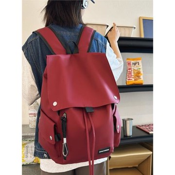 潮牌雙肩包男日系ins新款大容量休閑旅行包背包女潮酷書包大學生