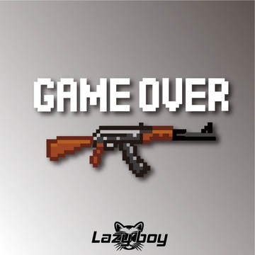 GAMEOVER 車貼 貼紙 防水貼紙 行李箱貼紙 安全帽貼紙 筆電貼紙 反光貼紙 汽車貼紙 機車貼紙