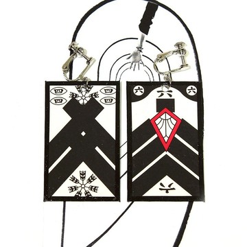 株札耳環 / シロ