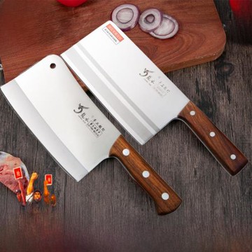 龍水牌鍛打刀具菜刀家用切片刀砍骨刀剁骨刀鋒利套裝開刃廚房菜刀