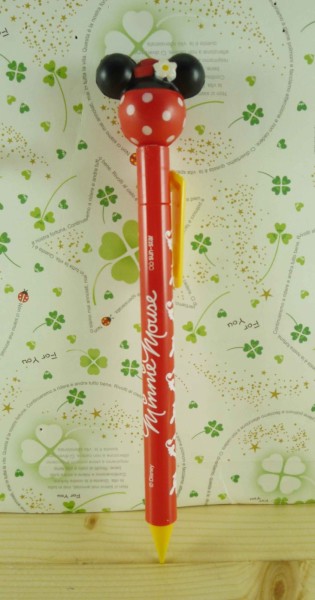 【震撼精品百貨】Micky Mouse_米奇/米妮 ~自動筆-紅