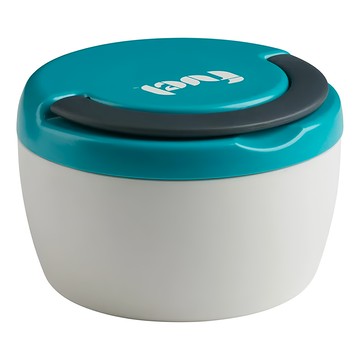 TRUDEAU 便攜圓形保溫餐盒，直徑12.6cm，適用微波爐  1個