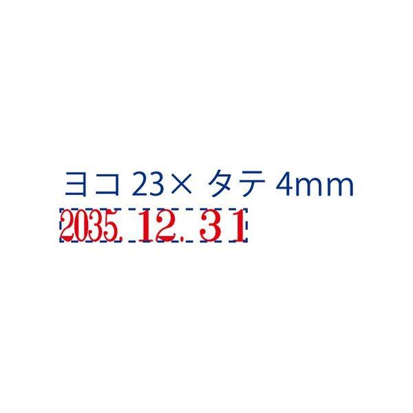 (まとめ) シヤチハタ 回転ゴム印 エルゴグリップ 本西暦日付 4号 明朝体 NFH-4M 1個 〔×10セット〕