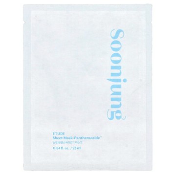 ETUDE, SoonJung，美容面膜 - Panthensoside™，1 片，0.84 液量盎司（25 毫升）