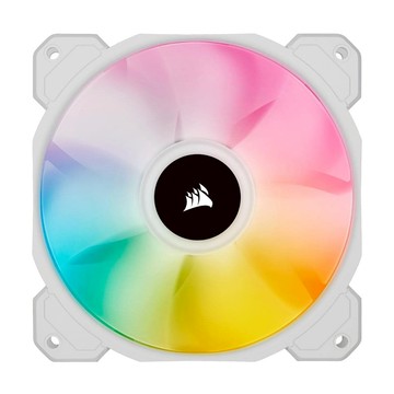 海盜船 CORSAIR SP120 RGB ELITE 機殼風扇 3個 + Lighting控制器  白色  1個