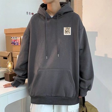 臺灣出貨 休閒圖案 長袖連帽衛衣 日常連帽穿搭男女休閒款 刷毛加絨款 大碼M-8XL 中性風格上衣 印花潮流造型連帽上衣