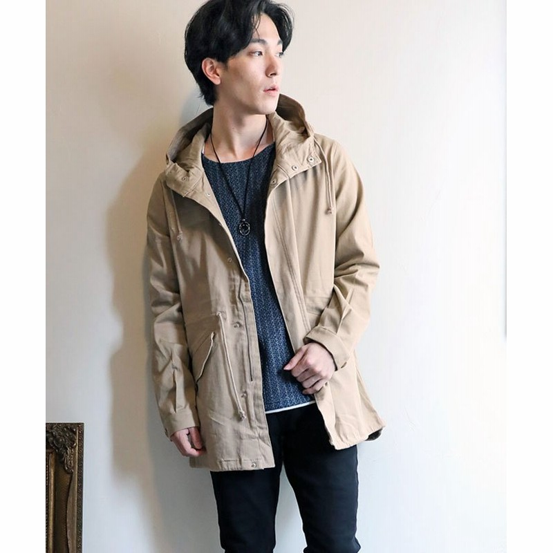 トップイズム ストレッチメンズツイルモッズコート メンズ ベージュ Ll Topism 通販 Lineポイント最大1 0 Get Lineショッピング