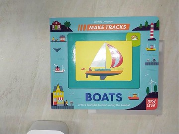 【書寶二手書T7／少年童書_R5C】滑滑軌道 硬頁遊戲書（船）+ 故事音檔Make Tracks: Boats_Johnny Dyrander