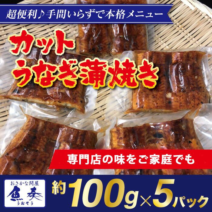 うなぎ蒲焼 切身カット 100g×5P 訳あり 真空パック 自社加工 土用 丑の日 ギフト うなぎ ウナギ 鰻 炭火  母の日 父の日 敬老 歳暮