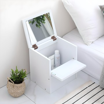 DECO FURNITURE 新款蜜桃迷你化妝台  白色