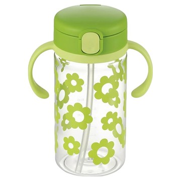 Richell 利其爾 嬰兒吸管式飲水杯  綠色  1個  320ml