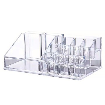 THE ZAKKA 開放式壓克力化妝品收納盒 Y253ZHSJ027 22.3 x 12.7 x 8cm  1個  透明色