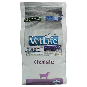Farmina 法米納 VetLife 獸醫天然處方系列 犬用泌尿道草酸鈣結石配方 狗飼料  2kg  1袋  其他肉類