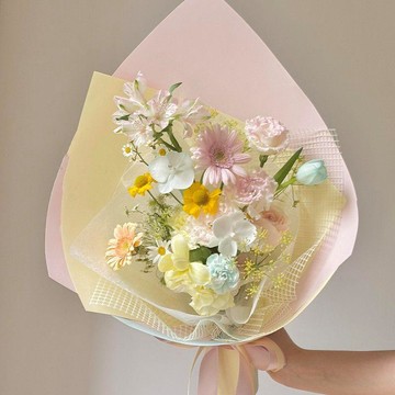❀【花中世界】❀溫柔色系永生花仿真香皂花束精緻浪漫生日畢業紀念日禮物成品芍藥