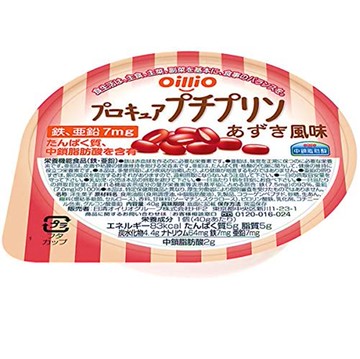 Professional cure petit pudding red bean flavor