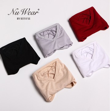 【預購】NuWear 性感交叉棉質內褲兩入組