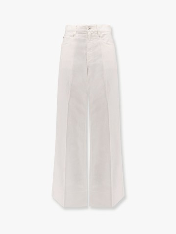 Cotton and linen trouser - BRUNELLO CUCINELLI - gender_Woman