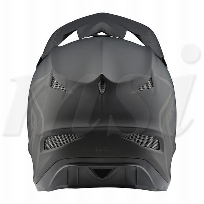 Troy Lee ヘルメット 自転車用 D3 FiberLite Mono マットブラック/M 