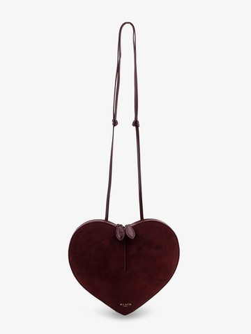 Le Coeur suede and leather shoulder bag - ALAIA - gender_Woman