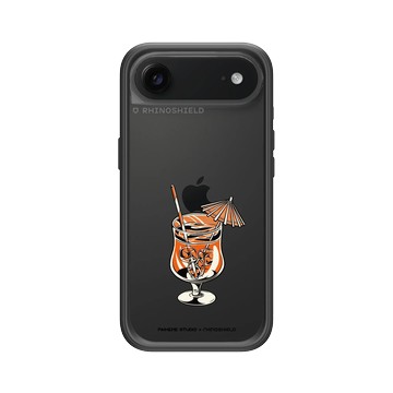 iPhone Air Mod NX -邊框背蓋組合 (相機按鈕) 黑 - Paiheme Studio - 調酒加厚