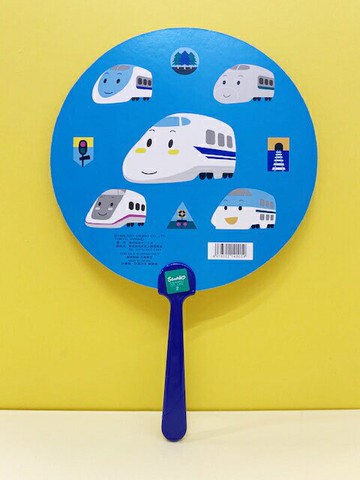 【震撼精品百貨】Shin Kan Sen 新幹線 扇子-圓形藍#14005 震撼日式精品百貨