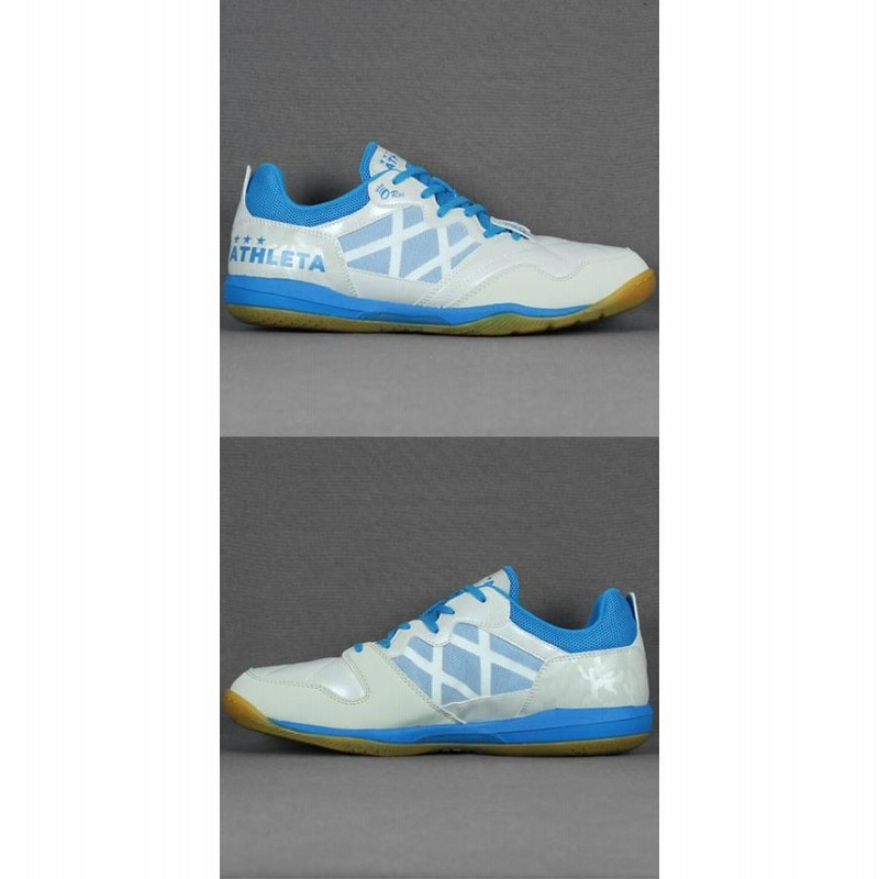 【冬バーゲン★】 O-Rei Futsal T002 Pホワイト×Fサックス 【ATHLETA|アスレタ シューズ