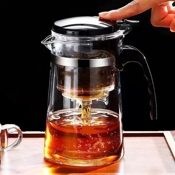 臺灣現/貨✨茶具 組合茶具 茶杯 /新款飄逸杯加厚一鍵過濾泡茶杯茶水分離泡茶壺耐高溫辦公家用茶壺