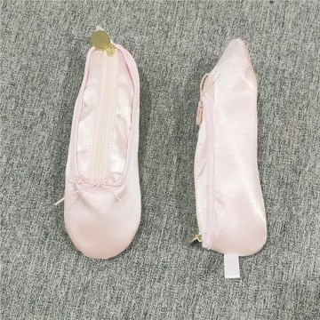 芭蕾舞鞋筆袋緞面化妝包舞蹈鞋袋子化妝袋美容包18.8元1個