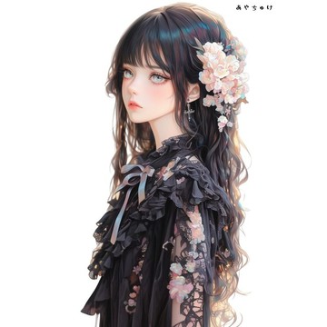 【3 月新品 1】07-117-0091 人物貼紙 輕透感裝飾