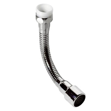 Lofor 樂活生活家 不鏽鋼定向柔波器 360°自由 任意彎曲 節水  1個  16cm