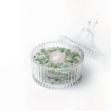 【Montagne｜免運】聚寶｜水晶消磁、聚寶盆｜綠東陵｜贈茶水晶柱或粉晶愛心