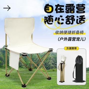 便攜式戶外折疊椅子小板凳馬扎 野營野炊美術生寫生小凳子靠背凳